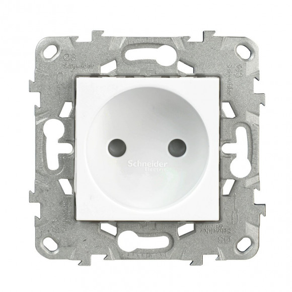 Prise Simple 2p Bornes À Vis 16a Blanc Unica