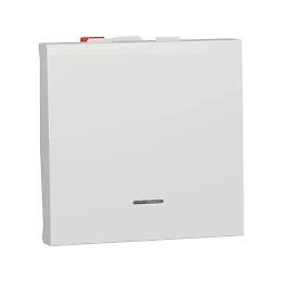 Bouton Poussoir Avec Voyant Led 10a Connexion Rapide Anthracite Unica