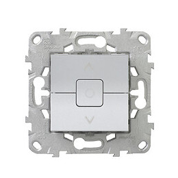 Interrupteur Volet-roulant 6a Connexion Rapide Aluminium Unica
