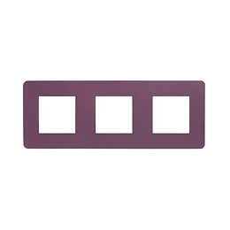 Plaque De Finition 3 Postes Prune Unica