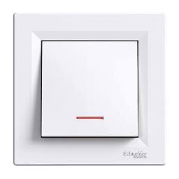 Interrupteur Va-et-vient Avec Voyant 10a Connexion Rapide Anthracite Unica