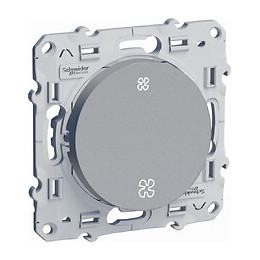 Interrupteur Commande Vmc Sans Position Arrêt À Vis Aluminium Odace