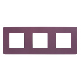 Plaque De Finition 3 Postes Prune Unica