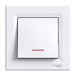 Interrupteur Va-et-vient Avec Voyant 10a Connexion Rapide Anthracite Unica