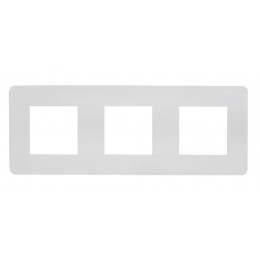 Plaque De Finition 3 Postes Blanc Unica