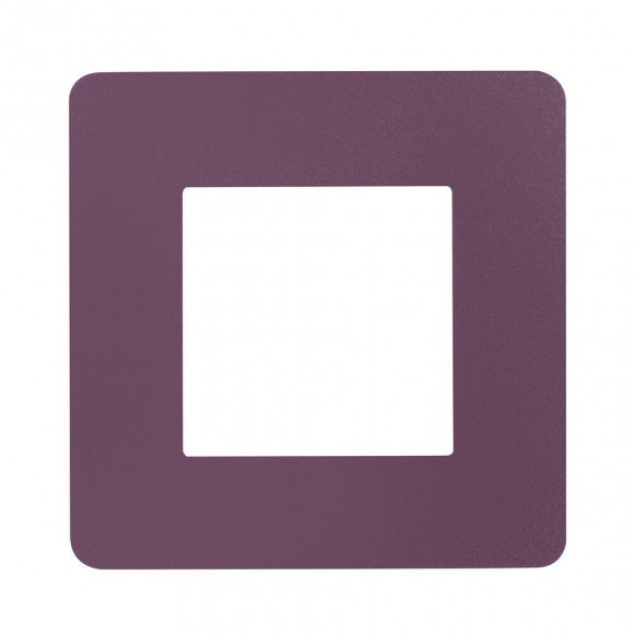 Plaque De Finition 1 Poste Prune Unica