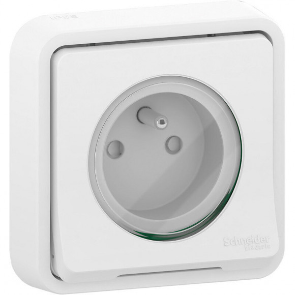 Prise De Courant Blanche Encastrée Étanche Mureva