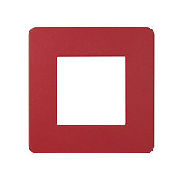 Plaque De Finition 1 Poste Rouge Unica