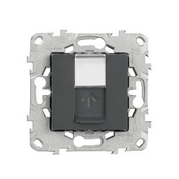 Prise Rj45 Cat 6 Stp Anthracite Unica