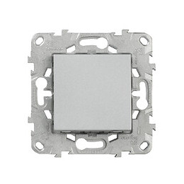 Bouton Poussoir 10a Connexion Rapide Aluminium Unica