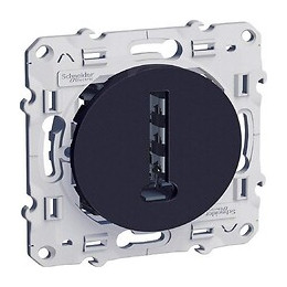 Prise Téléphone En T 8 Contacts À Vis Anthracite Odace