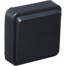 Interrupteur Va-et-vient Anthracite Encastré Étanche Mureva