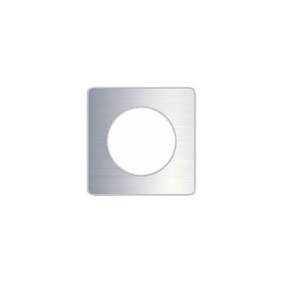 Plaque De Finition 1 Poste Aluminium Brossé Odace