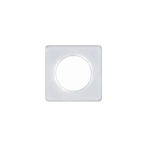 Plaque De Finition 1 Poste Transparent Odace