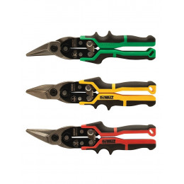 Set De 3 Ciseaux À Tôle Ergo Dewalt Dwht14676-0