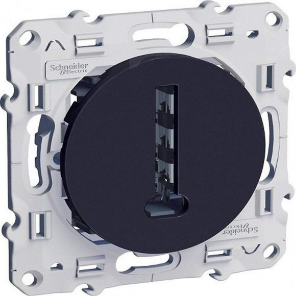 Prise Téléphone En T 8 Contacts À Vis Anthracite Odace