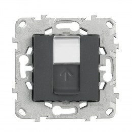 Prise Rj45 Cat 6 Stp Anthracite Unica