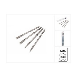 Lot De 4 Burins Auto Affûtant Bosch Pro Sds-max Rtech 2607017368