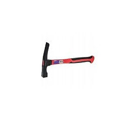 Dtools - Marteau De Maçon - 600g - Dureté 48-56 Hrc - Fibre De Verre + Manche Caoutchouté - Noir