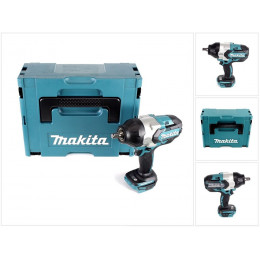 Makita Dtw 1002 Zj  Visseuse À Percussion Sans Fil 18v, 1/2", 1000nm, Sans Balai, Solo + Coffret Makpac - Sans Batterie, Sans 