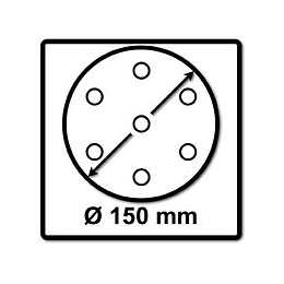 Disques Stickfix 48 Trous Diamètre 150 Mm Grain 100 Boîte De 50