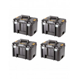Pack De 4 Coffrets Dewalt Tstak Vi
