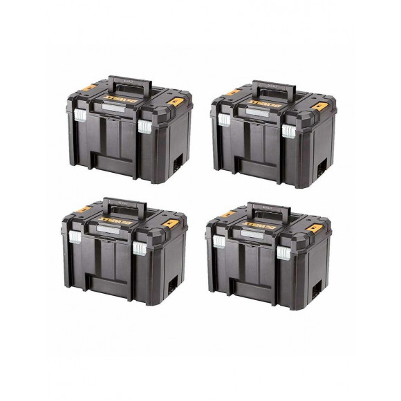 Pack De 4 Coffrets Dewalt Tstak Vi