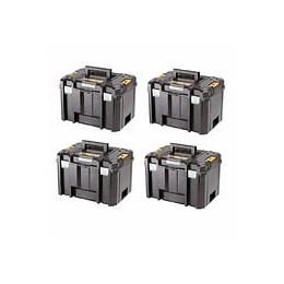 Pack De 4 Coffrets Dewalt Tstak Vi