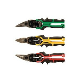 Set De 3 Ciseaux À Tôle Ergo Dewalt Dwht14676-0