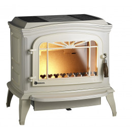 Poêle à bois Bradford Ivoire