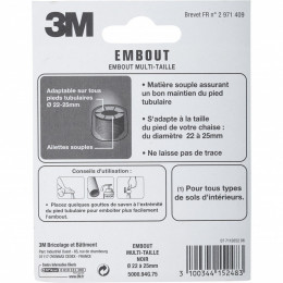 Lot De 4 Embouts En Plastique 3m