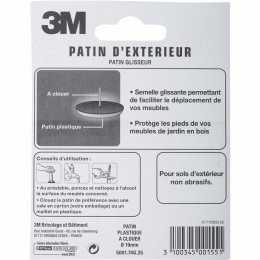 Lot De 4 Patins En Plastique 3m