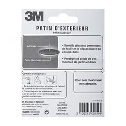 Lot De 4 Patins En Plastique 3m