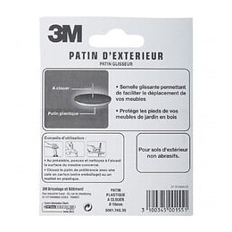 Lot De 4 Patins En Plastique 3m