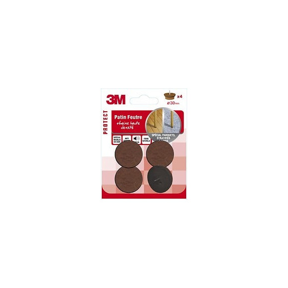 Lot De 4 Patins En Feutre 3m