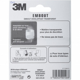 Lot De 4 Embouts En Plastique 3m