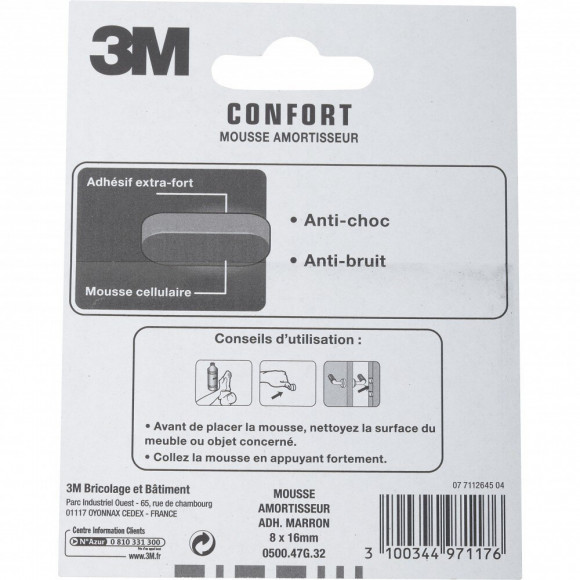 Lot De 20 Amortisseurs En Mousse 3m