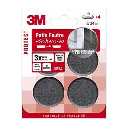 Lot De 4 Patins En Feutre 3m