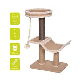 Ebi Griffoir Trend Basil 42 X 32 X 69 Cm - 4,3 Kg - Brun - Pour Chat