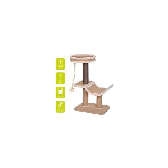 Ebi Griffoir Trend Basil 42 X 32 X 69 Cm - 4,3 Kg - Brun - Pour Chat