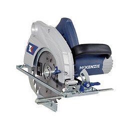 Scie circulaire 1400 W bleu et gris