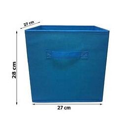 Modulostorage Tiroir De Rangement - Tissu - 27x27x28 Cm - Bleu Clair
