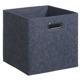 Boite De Rangement 31x31 Cm - Feutrine Gris Fonce