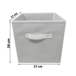 Modulostorage Tiroir De Rangement - Tissu - 27x27x28 Cm - Blanc