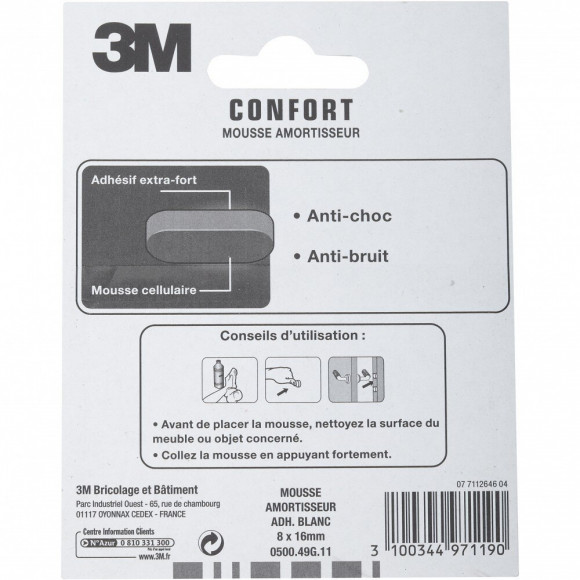 Lot De 20 Amortisseurs En Mousse 3m