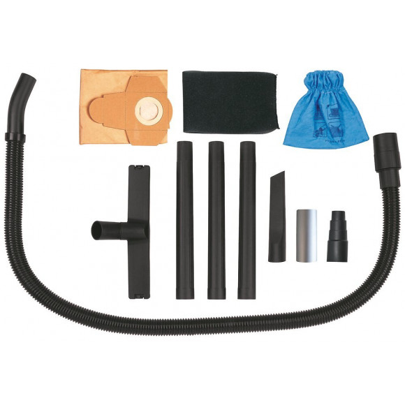 Aspirateur eaux et poussières 20l inox prise asservie