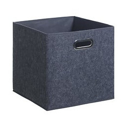 Boite De Rangement 31x31 Cm - Feutrine Gris Fonce