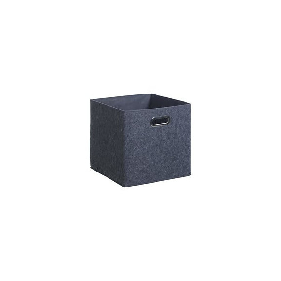Boite De Rangement 31x31 Cm - Feutrine Gris Fonce