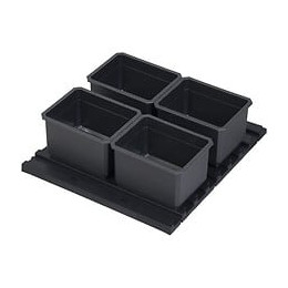 Lot Dinserts Ks Tools Scm - Pour Boites De Transport 80x130x102 - 5 Pcs - 850.0375