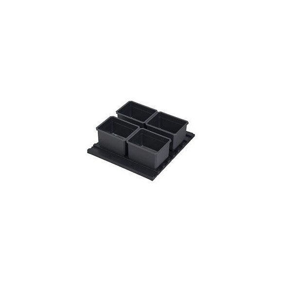 Lot Dinserts Ks Tools Scm - Pour Boites De Transport 80x130x102 - 5 Pcs - 850.0375